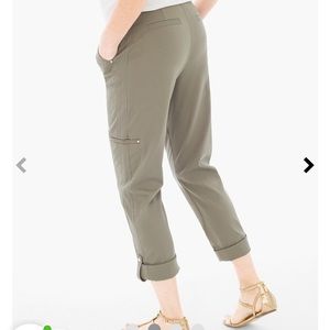 Chicos blue utility pant blue nwt